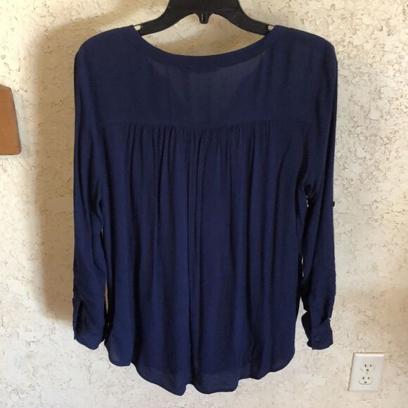NWT Doe & Rae Blue Blouse - Picture 9 of 11